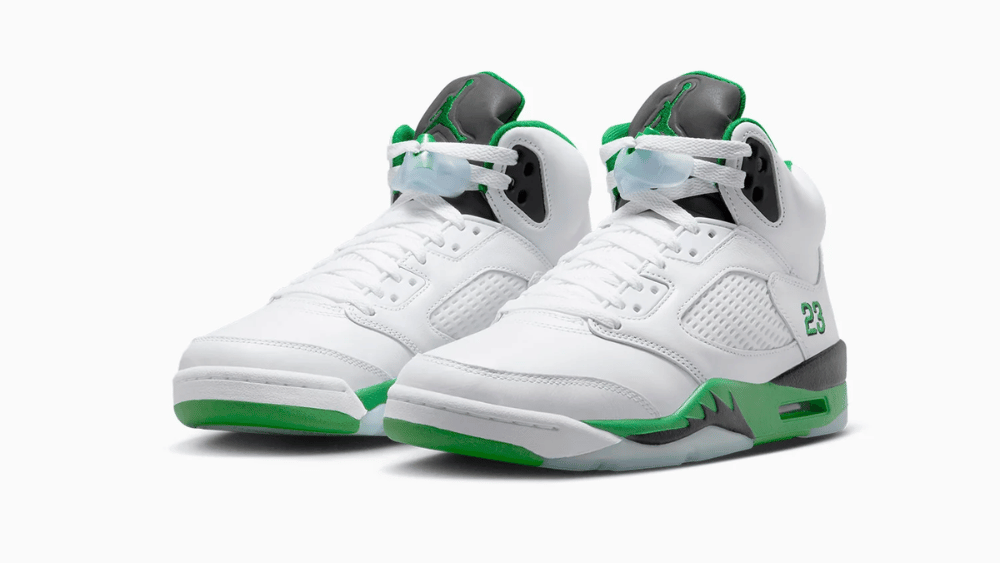 Women's Air Jordan 5 Retro "Lucky Green" - Tops and Bottoms USA