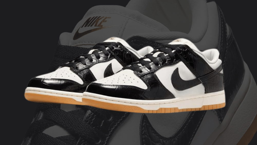 Women's Nike Dunk LX "Black Croc" - Tops and Bottoms USA
