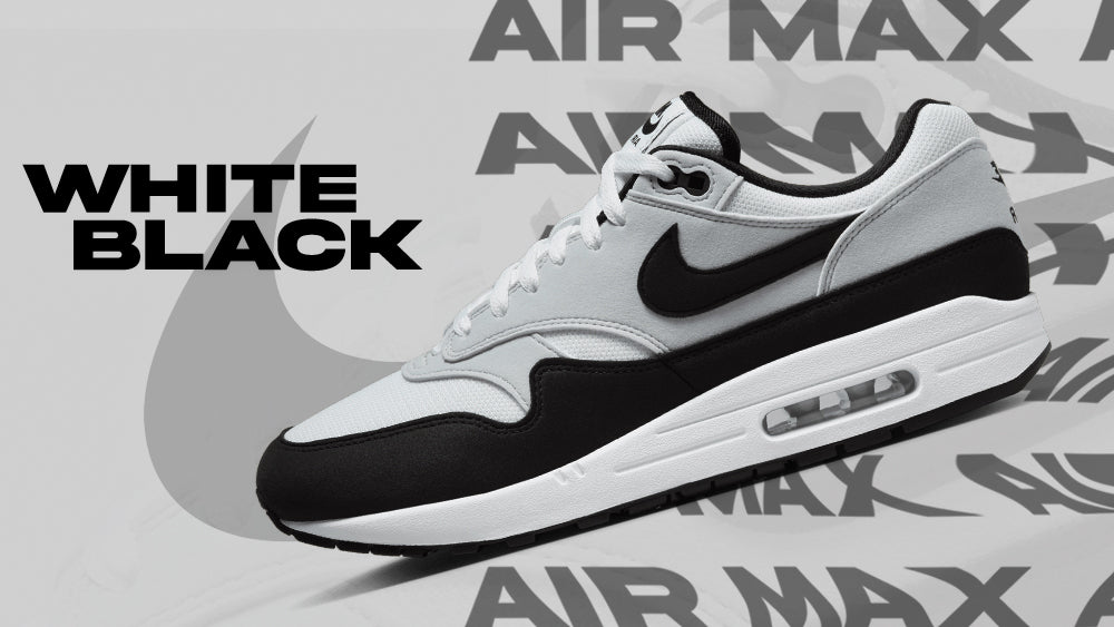 Nike Men’s Air Max 1 “White Black” - Tops and Bottoms USA