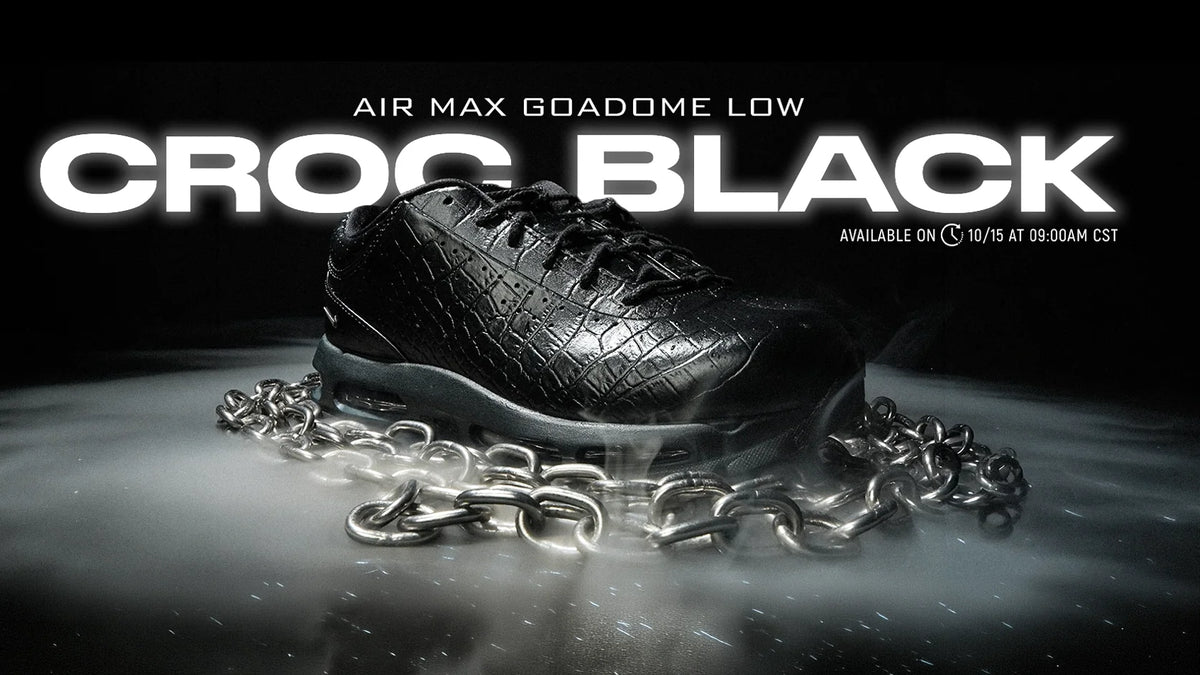 Nike Air Max Goadome Low "Croc Black" Brings All-Black Boot Energy to the Streets