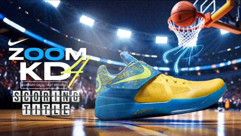 The Return of Greatness: Nike KD 4 'Scoring Title' Drops February 14, 2025 - Tops and Bottoms USA