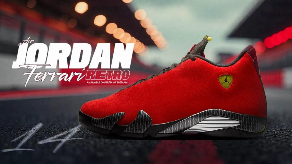Air Jordan 14 “Ferrari” Banner