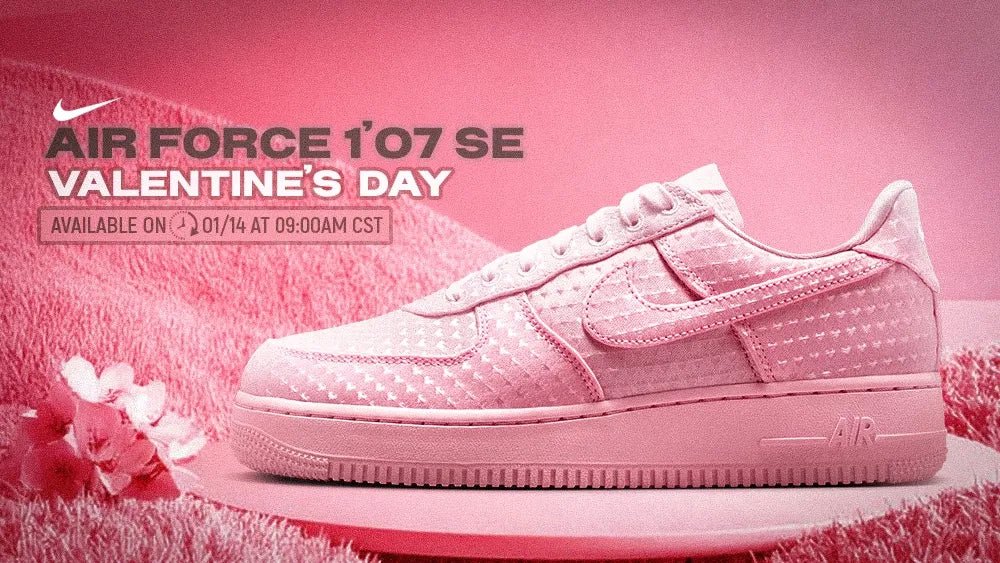 Nike W Air Force 1 '07 Low SE Pink Foam Valentine's Day 2026 Release