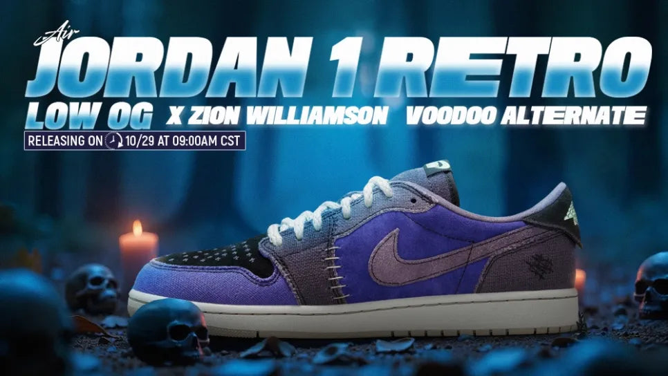 Air Jordan 1 Low OG "Voodoo Alternate" Banner
