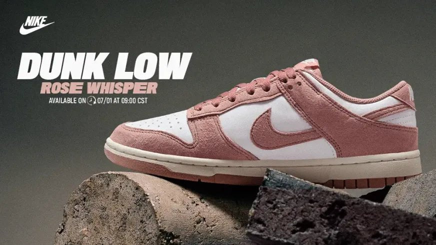 Nike Dunk Low “Rose Whisper” (2025) Released - Tops and Bottoms USA