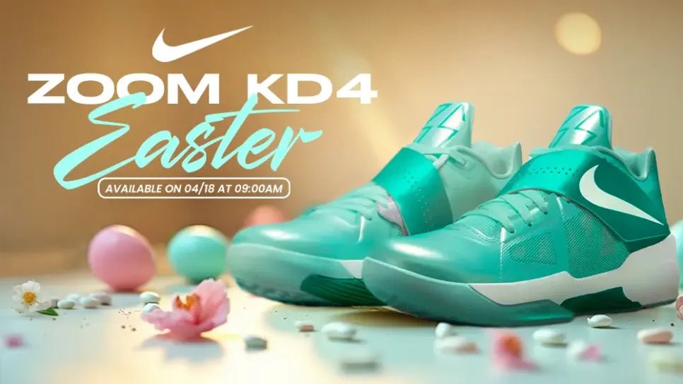 The KD 4 ‘Easter’ Rises Again—Minty Fresh With OG Swagger - Tops and Bottoms USA