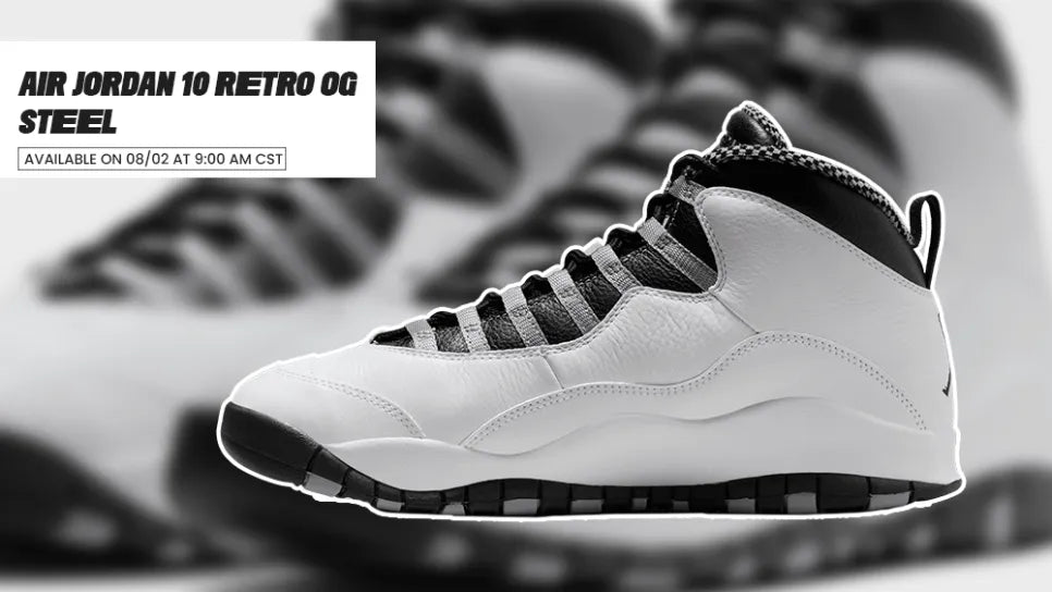 Air Jordan 10 “Steel” Banner