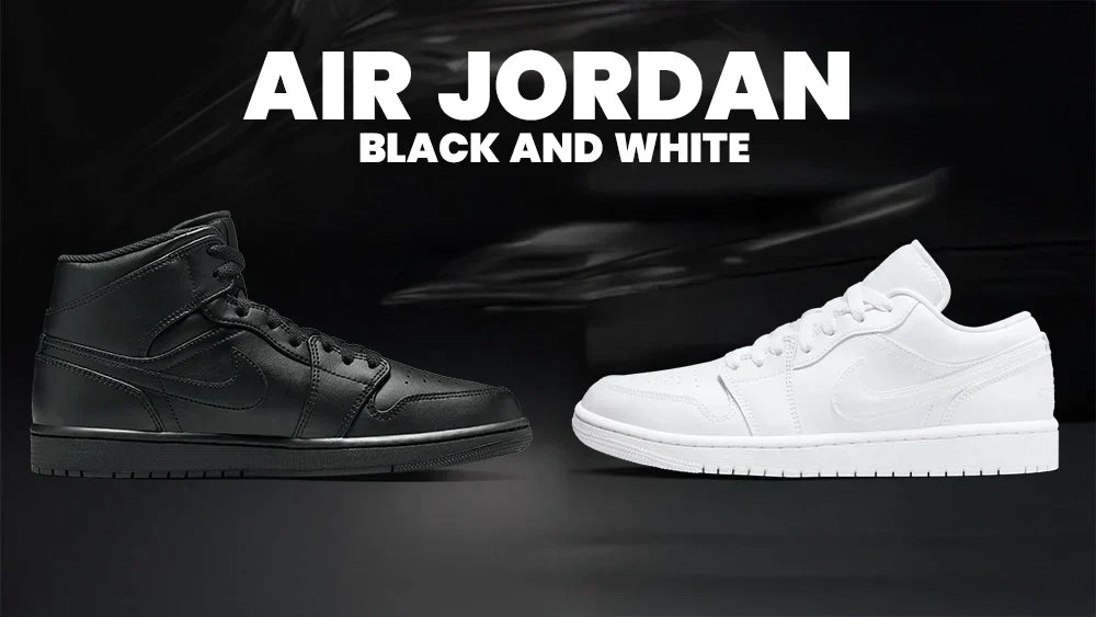 Must Have Air Jordan White & Black Sneakers 2025 - Tops and Bottoms USA