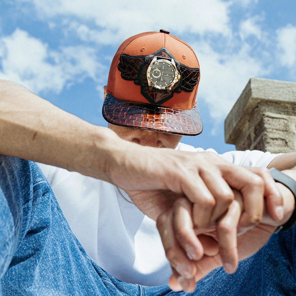 Breyer's Buck 50 Wool Trucker Hat With Leather Visor