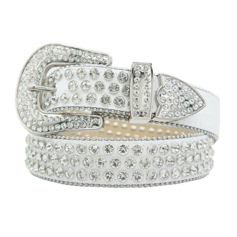 DNA Premium "Ice Crown" Rhinestone Belt
