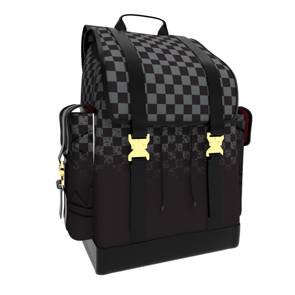Spritz Black Monte Carlo Backpack Sprayground - Tops and Bottoms USA