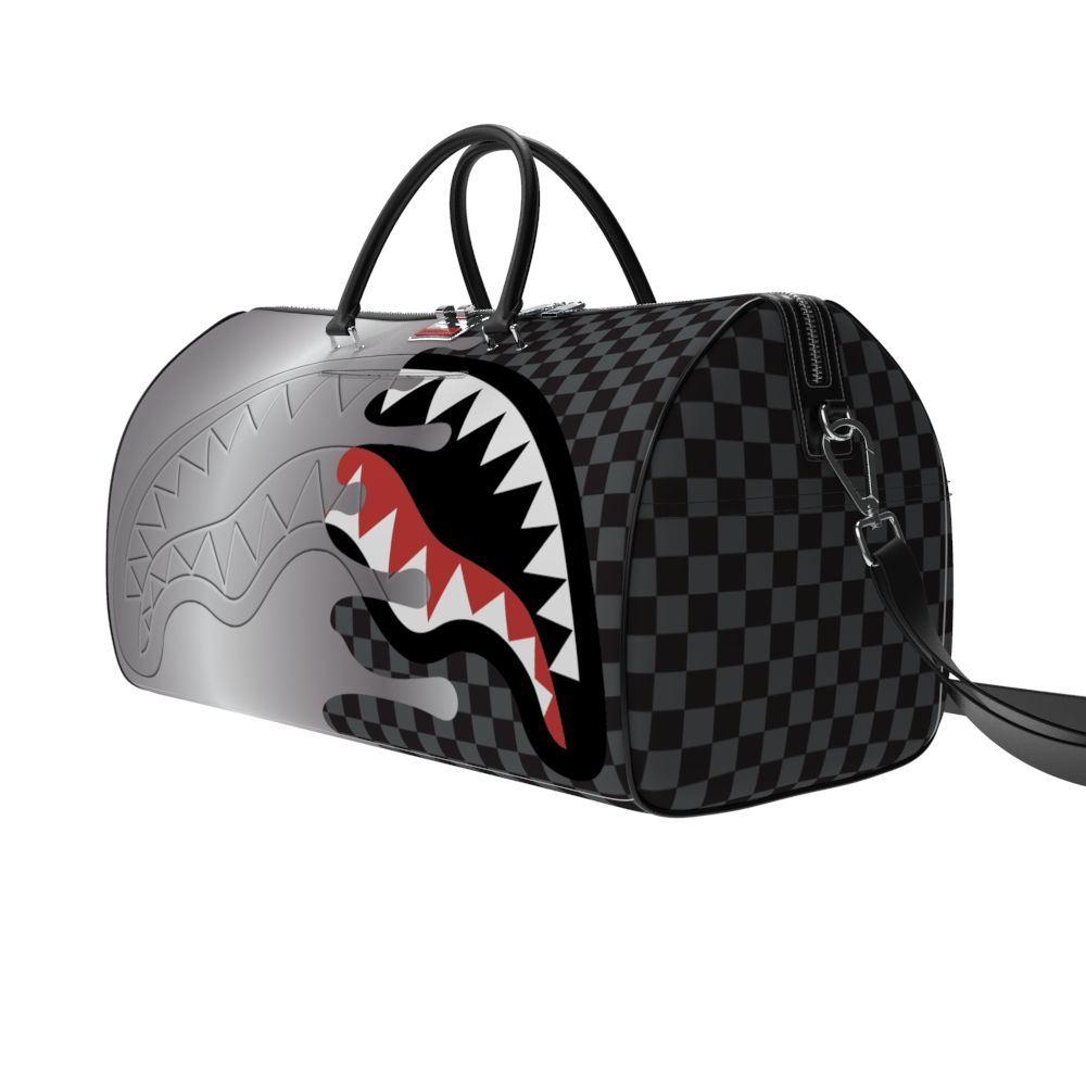 Silver Side Drip Duffle