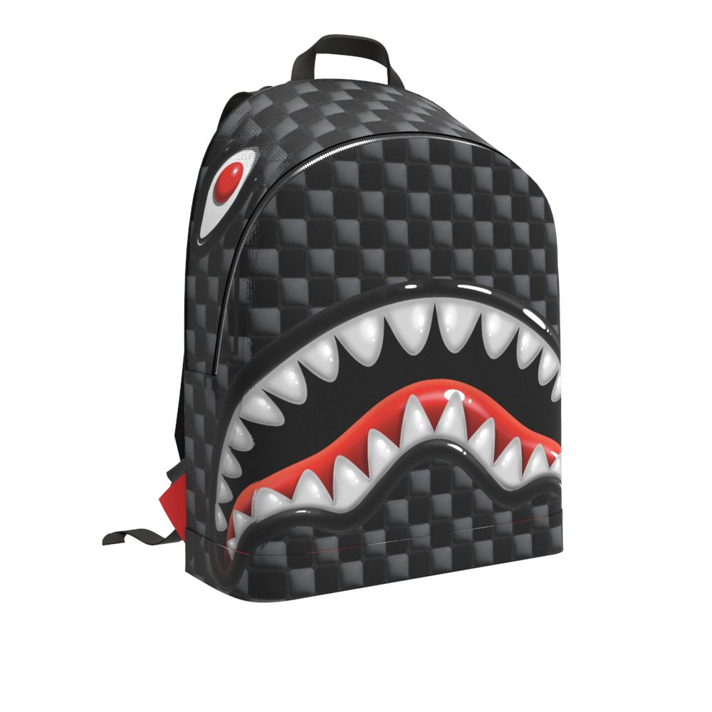 Sharks In Paris Balloon Black Savage Backpack Sprayground - Tops and Bottoms USA