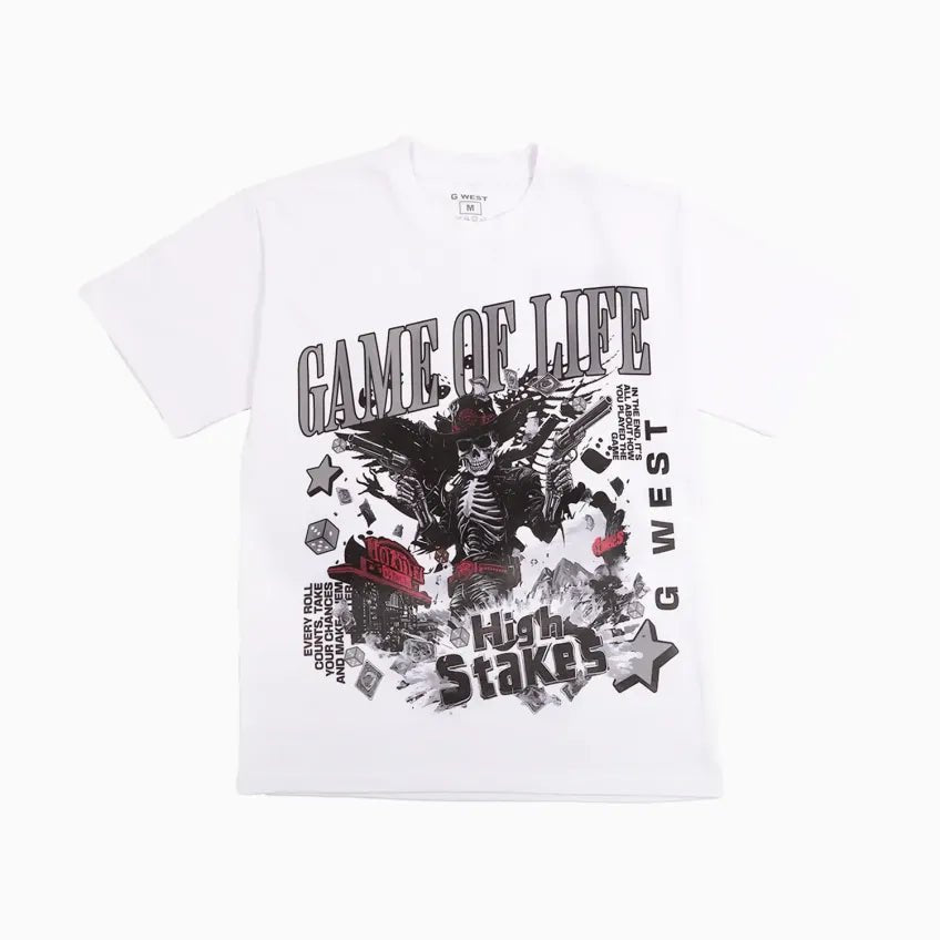 Men's Dry - Fit Game Of Life T-Shirt G West - Tops and Bottoms USA