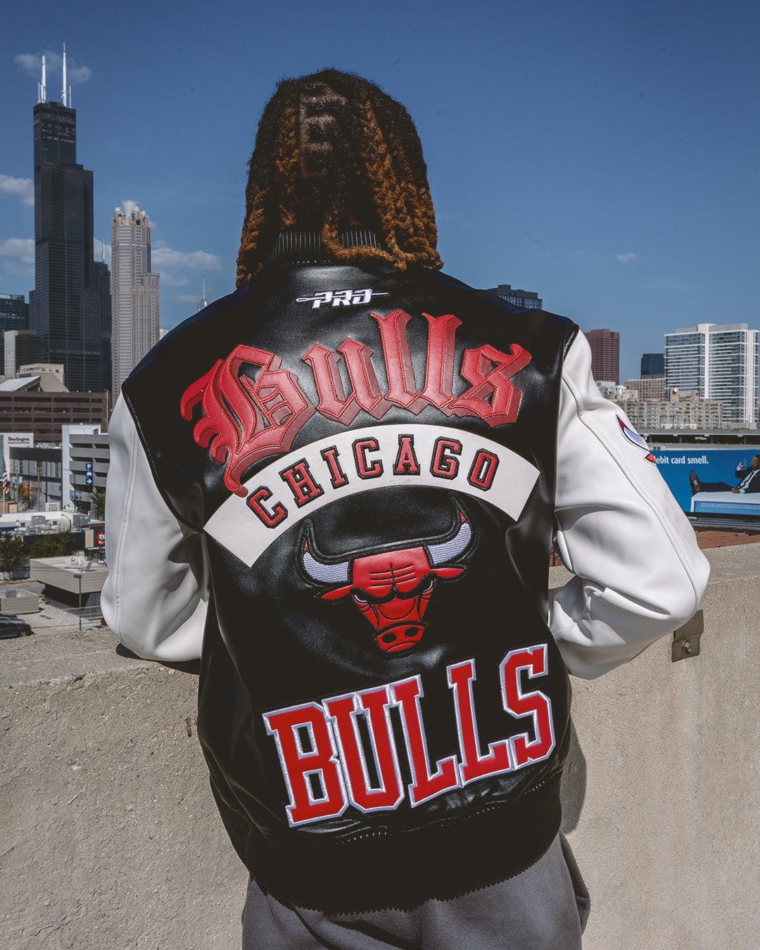 Men's Chicago Bulls Leather Varsity Jacket Pro Standard - Tops and Bottoms USA