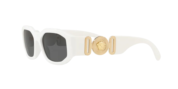 Versace White Dark Grey Sunglasses