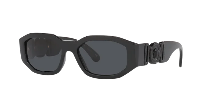 Versace Black Dark Grey Sunglasses