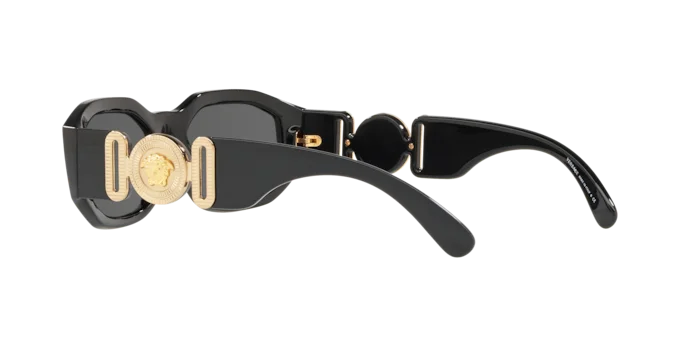 Versace Black Dark Grey Sunglasses