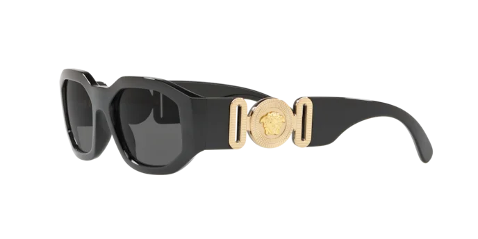 Versace Black Dark Grey Sunglasses