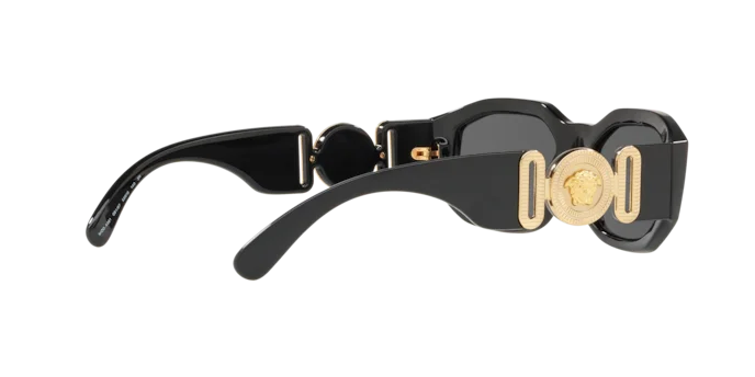 Versace Black Dark Grey Sunglasses