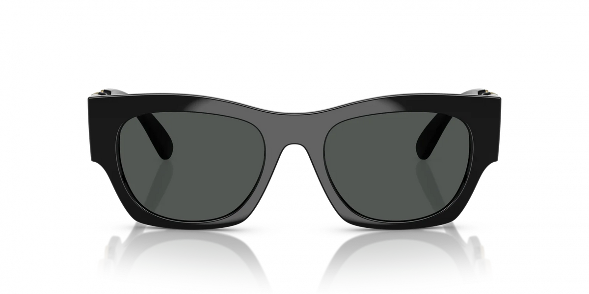 Men's Versace Black Dark Grey Sunglasses