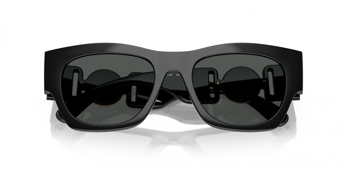 Men's Versace Black Dark Grey Sunglasses