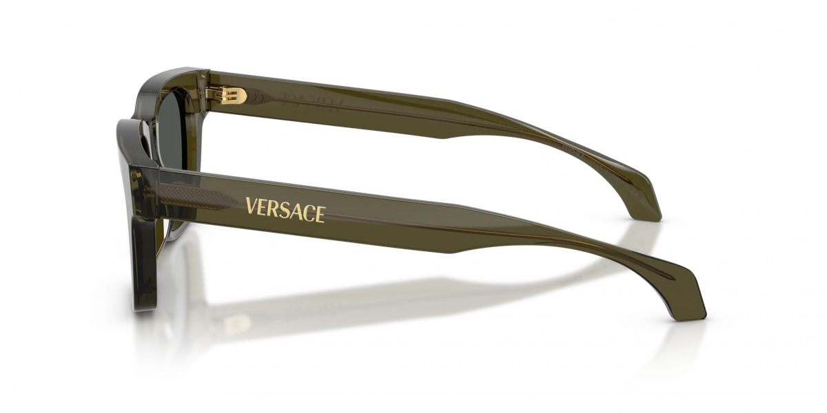 Men's Versace Green Dark Grey Sunglasses