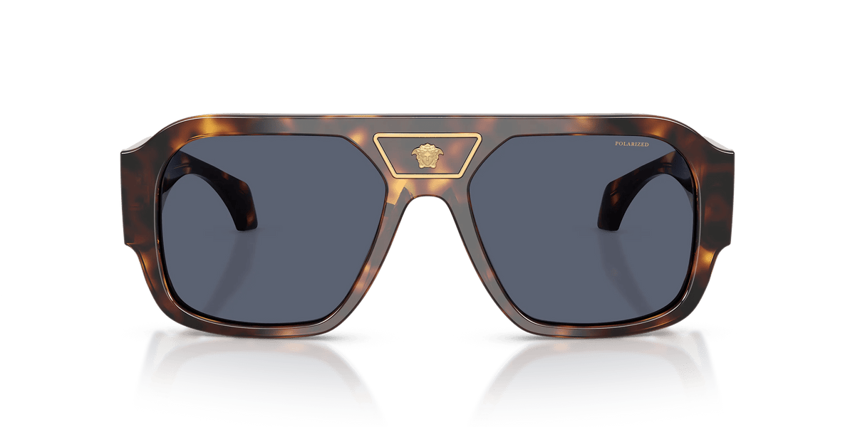 ?NWT Authentic Versace Polarized Sunglasses Versace VE4505U L (55 - 19) with Brown lenses and Tortoise  main image 2