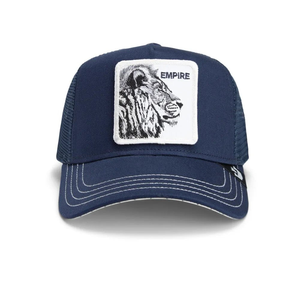 The Empire Lion Trucker Hat Goorin Bros - Tops and Bottoms USA