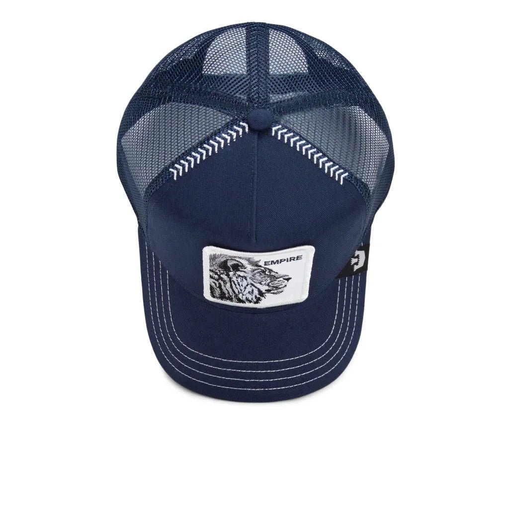 The Empire Lion Trucker Hat Goorin Bros - Tops and Bottoms USA