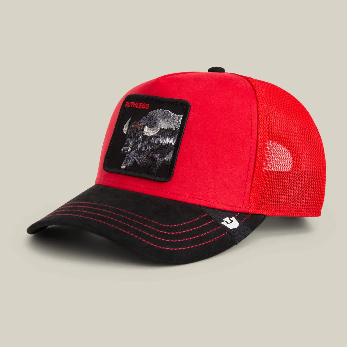 Suede Buffalo Trucker Hat