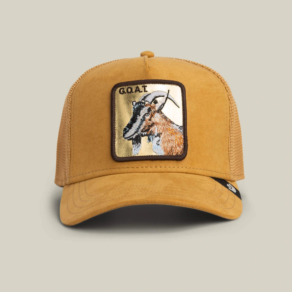 Golden Goat Trucker Hat