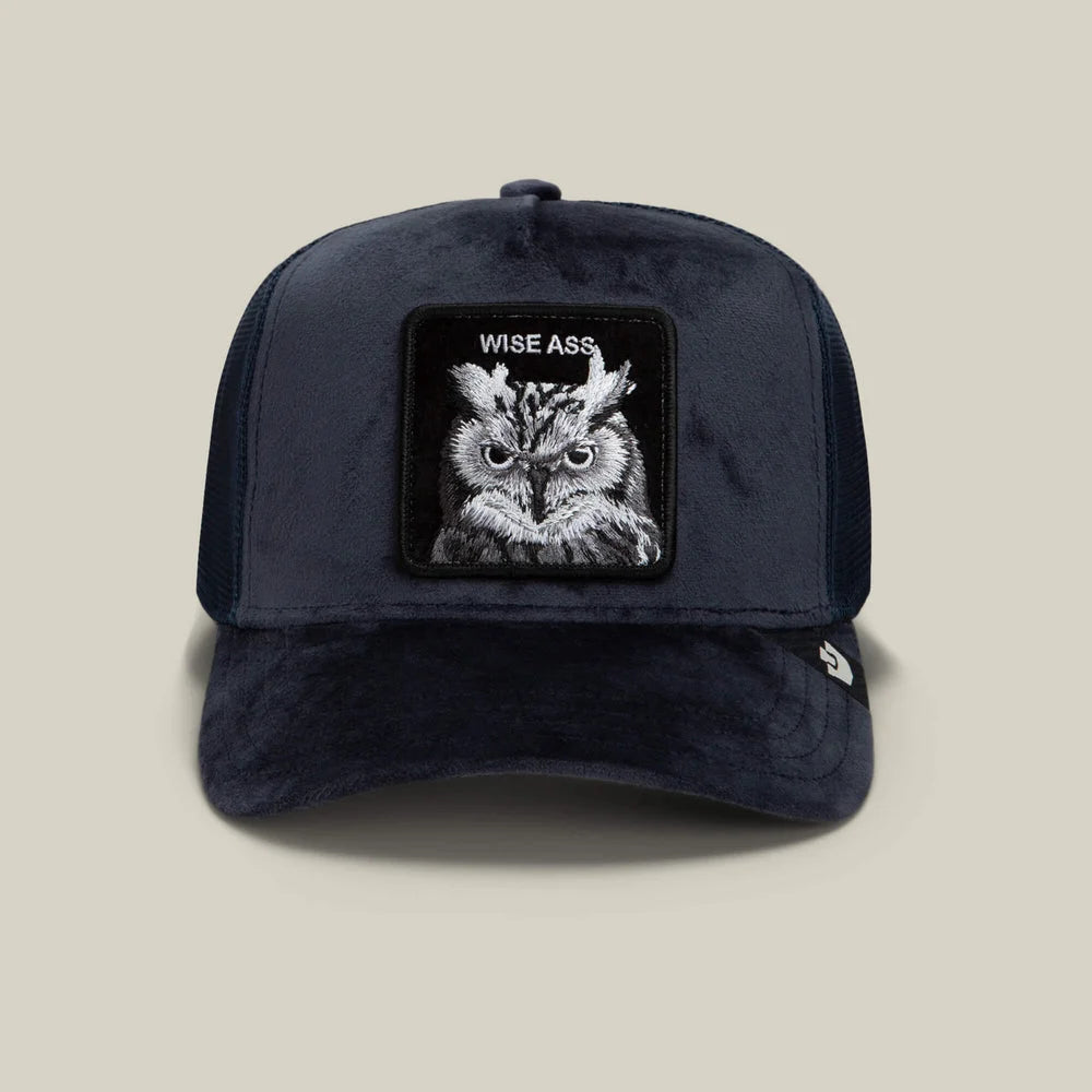 Velour Wise Ass Trucker Hat