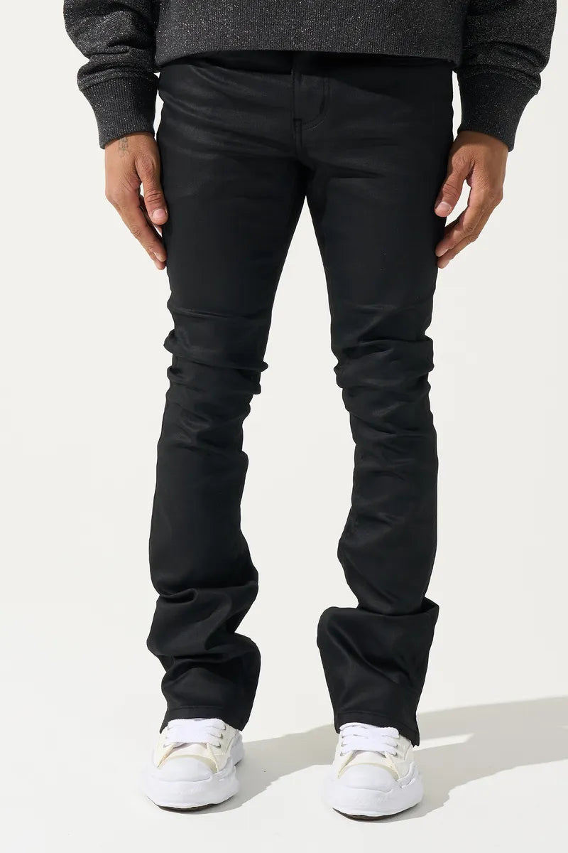 Men's Caviar Wax Stacked Jeans Pant
