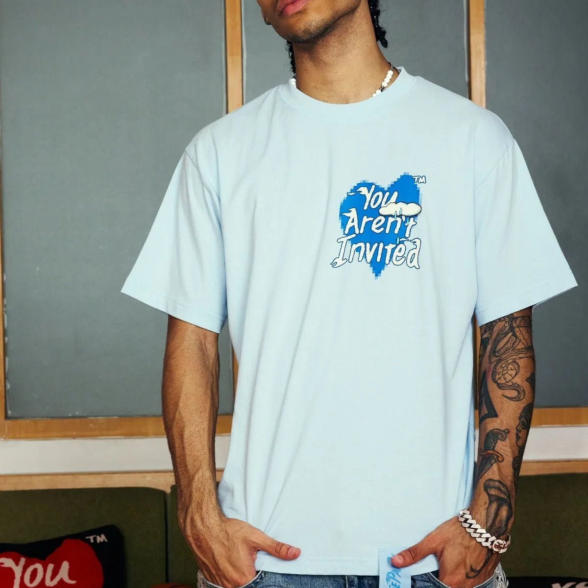 Men's DigiHeart Short Sleeve T-Shirt Hyde Park - Tops and Bottoms USA