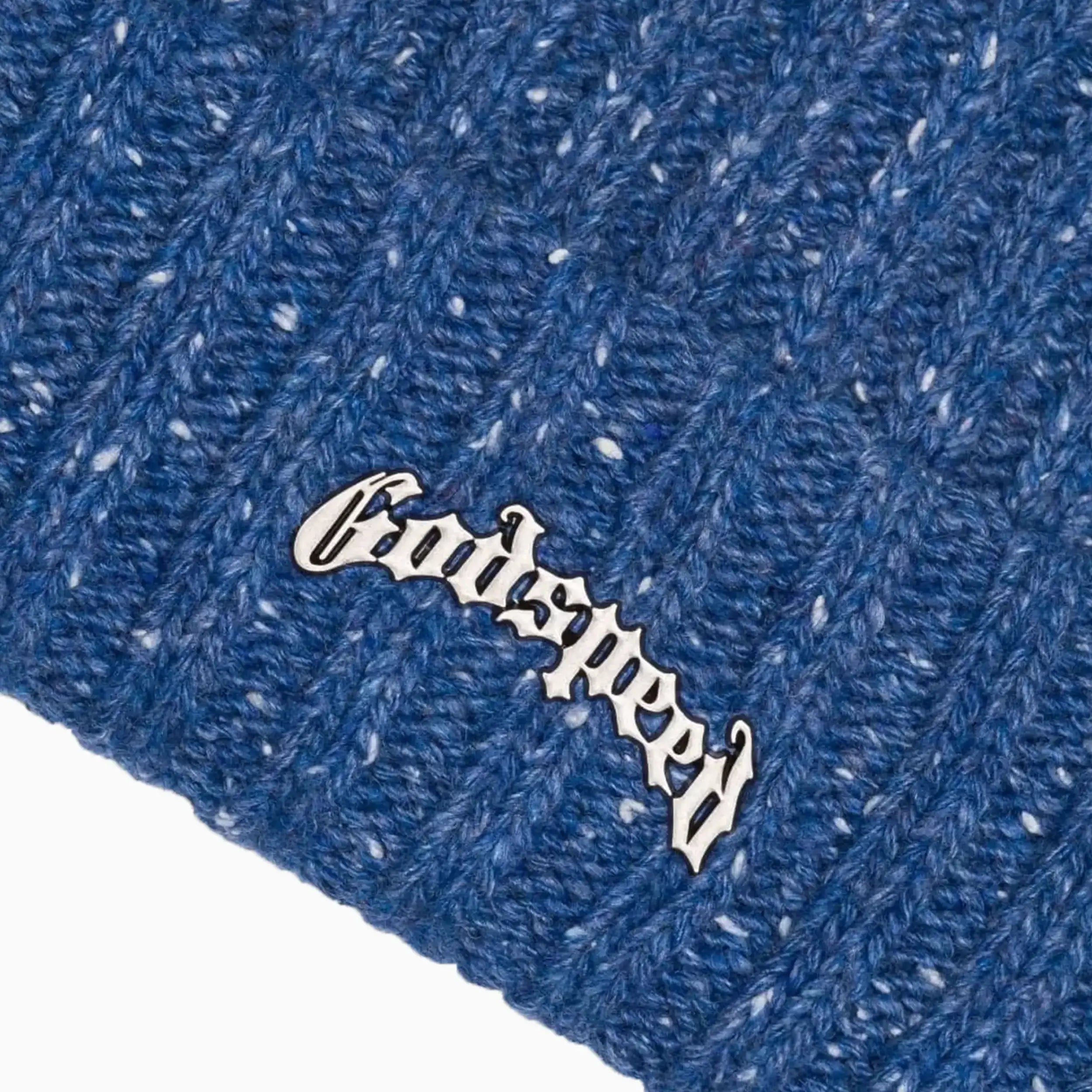 OG Logo Emblem Blue Speckle Beanie Hat