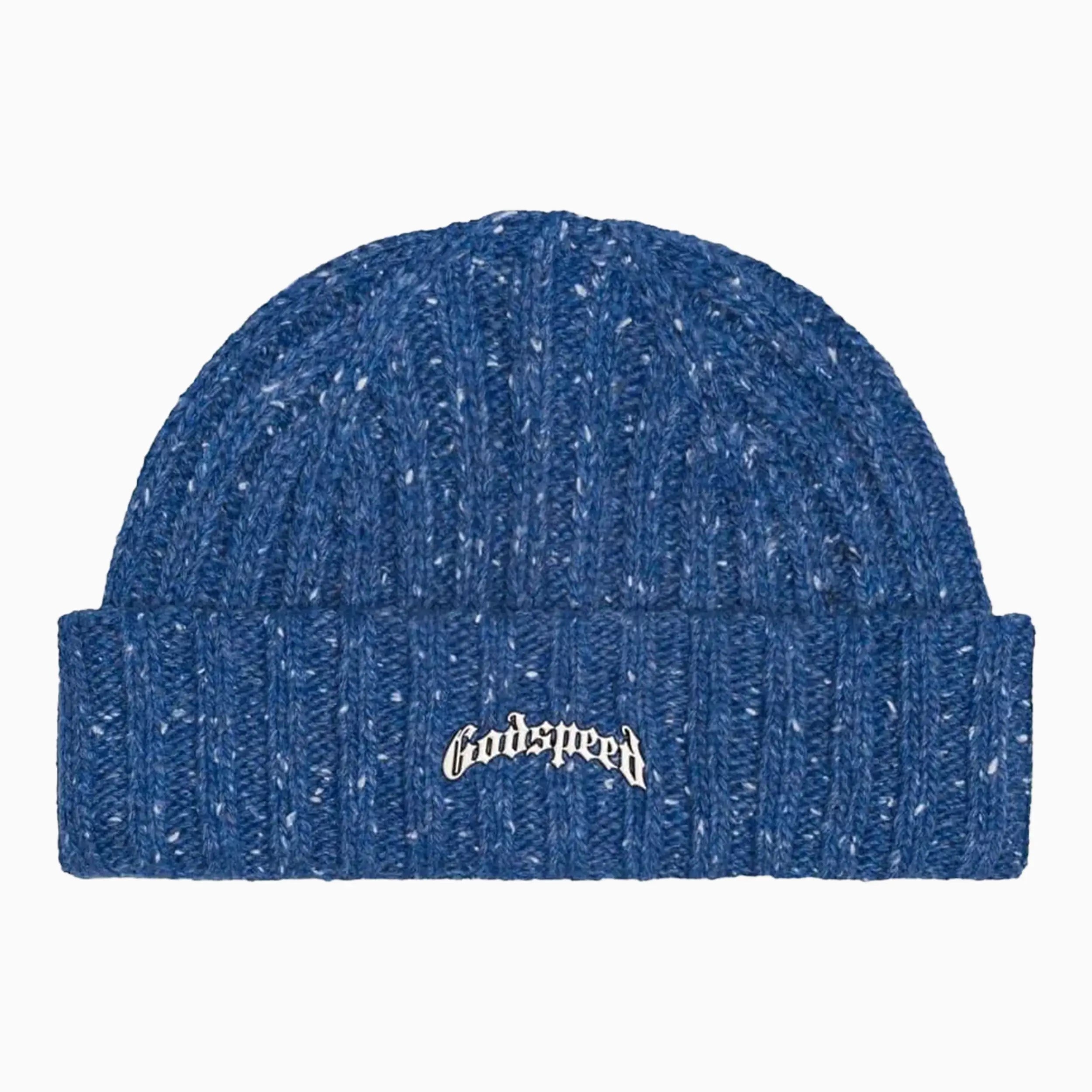 OG Logo Emblem Blue Speckle Beanie Hat