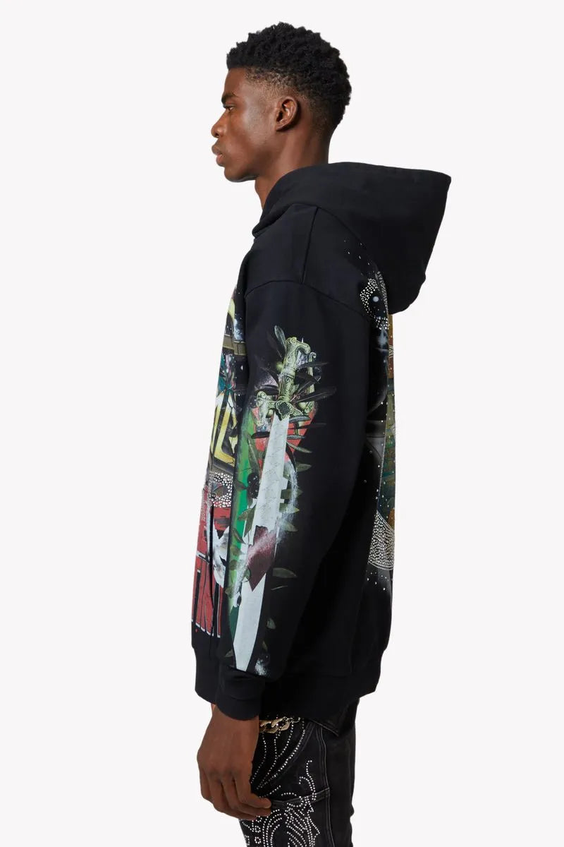 Men's Black Free Palestine Hoodie