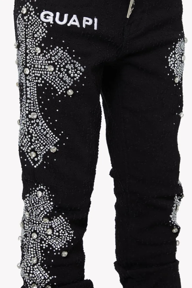 Kid's Distressed Cross Denim Pant