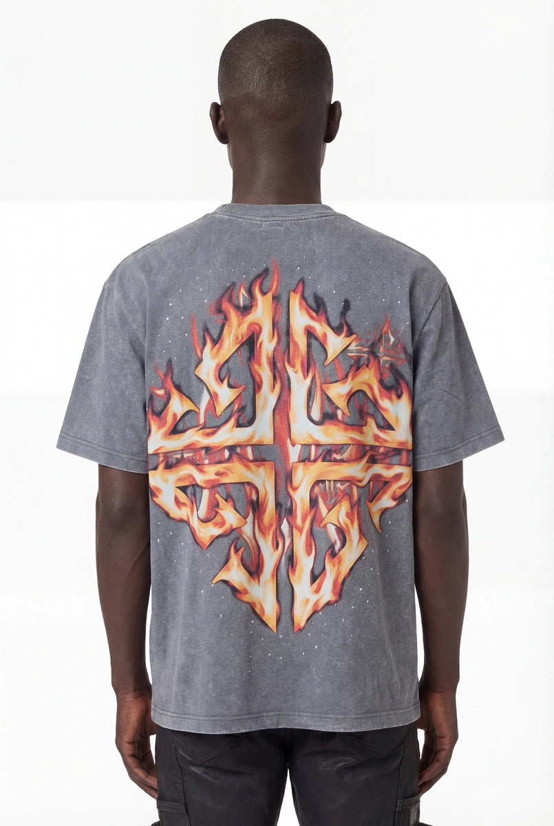 Men's Grey Cyborg T-Shirt