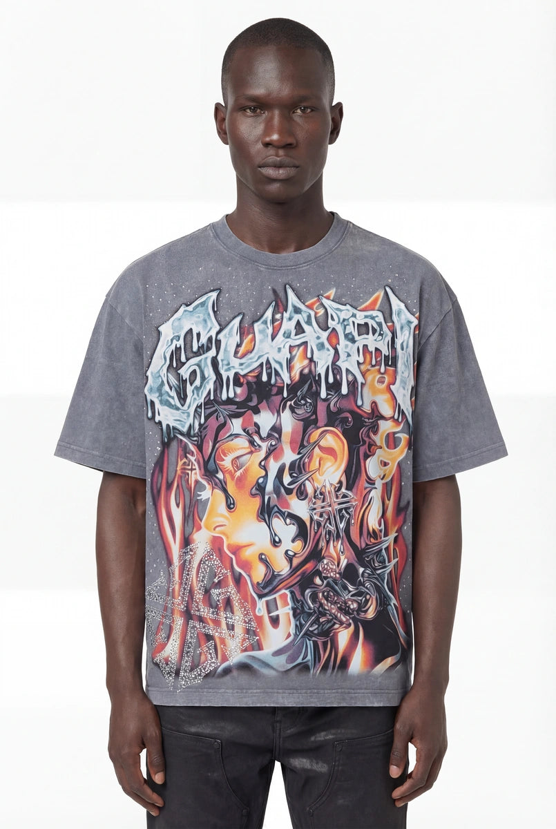 Men's Grey Cyborg T-Shirt
