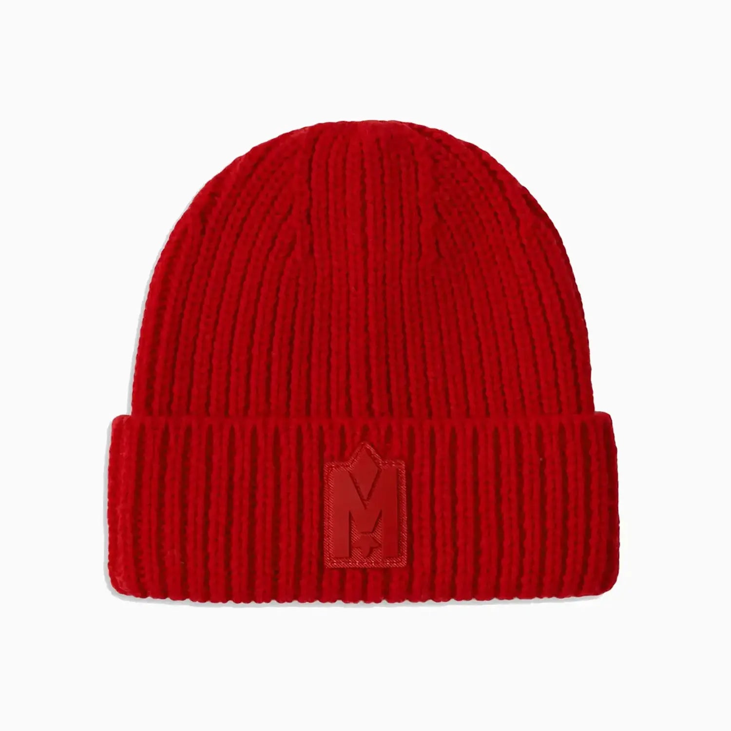 JUDE-MZ Hand Knit Toque With Ribbed Cuff Beanie Hat