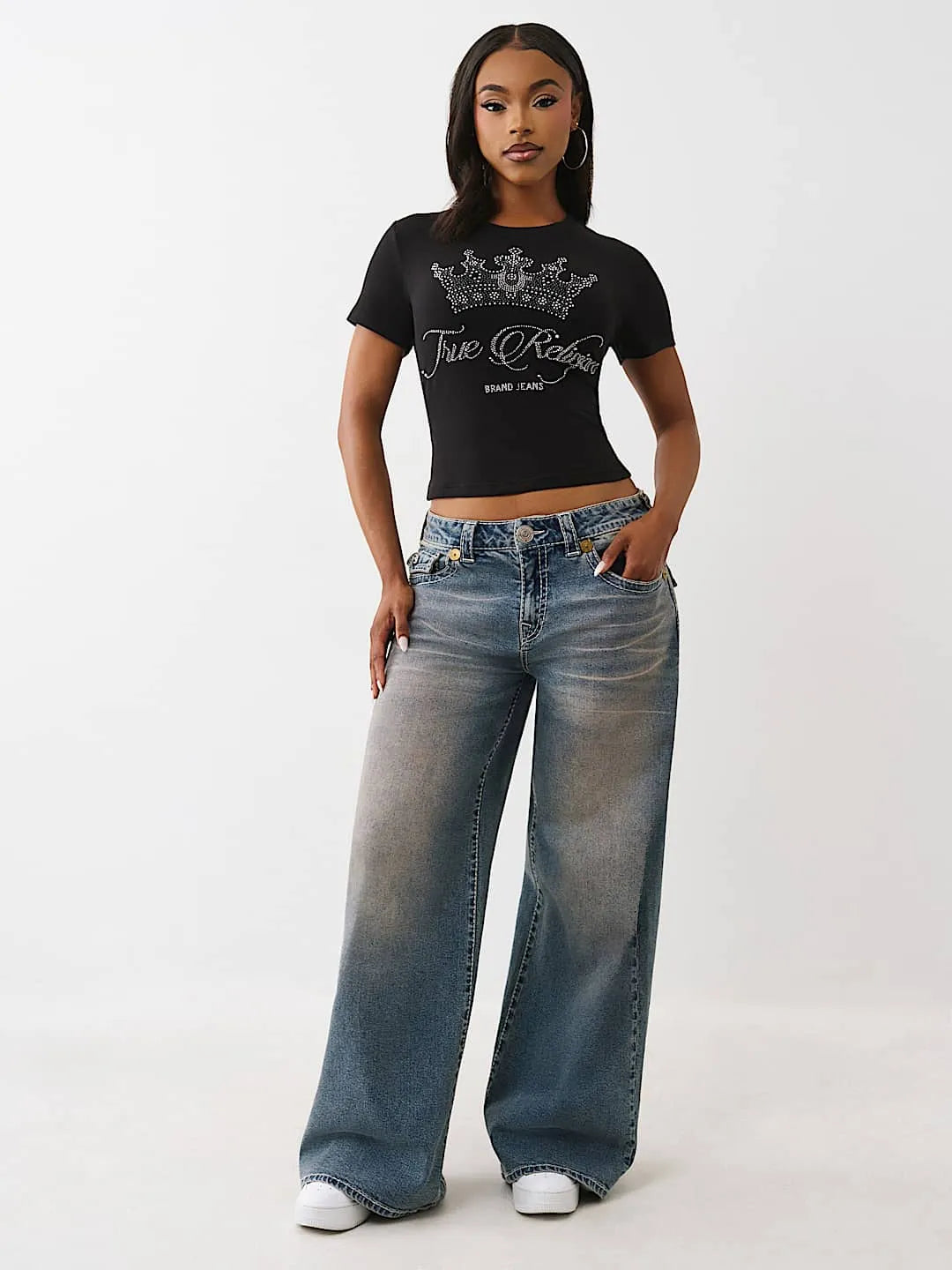 Women's Crystal Crown Logo Baby T-Shirt