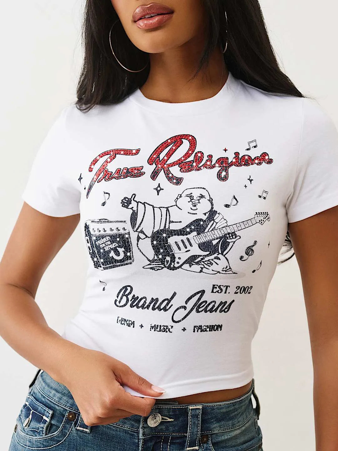 Women's Crystal Buddha Baby T-Shirt