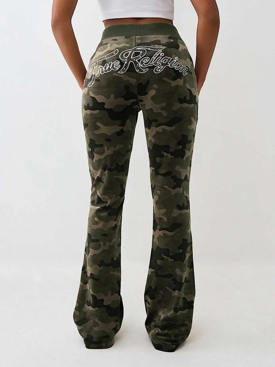 Women's Camo Velour Shrunken Outfit