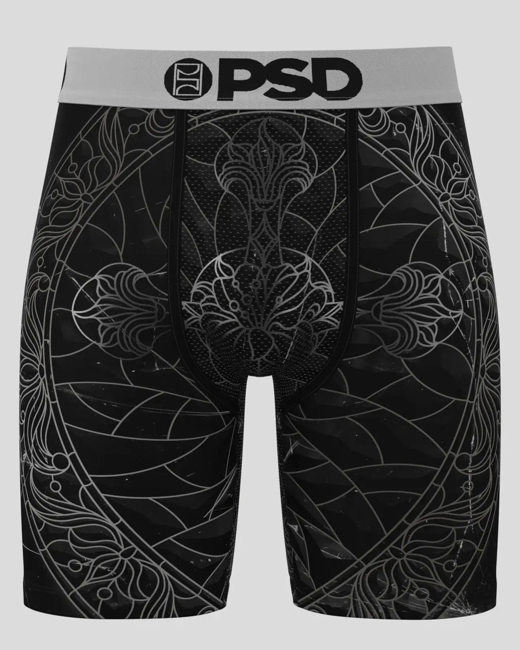 Men's Black Path Boxer Brief