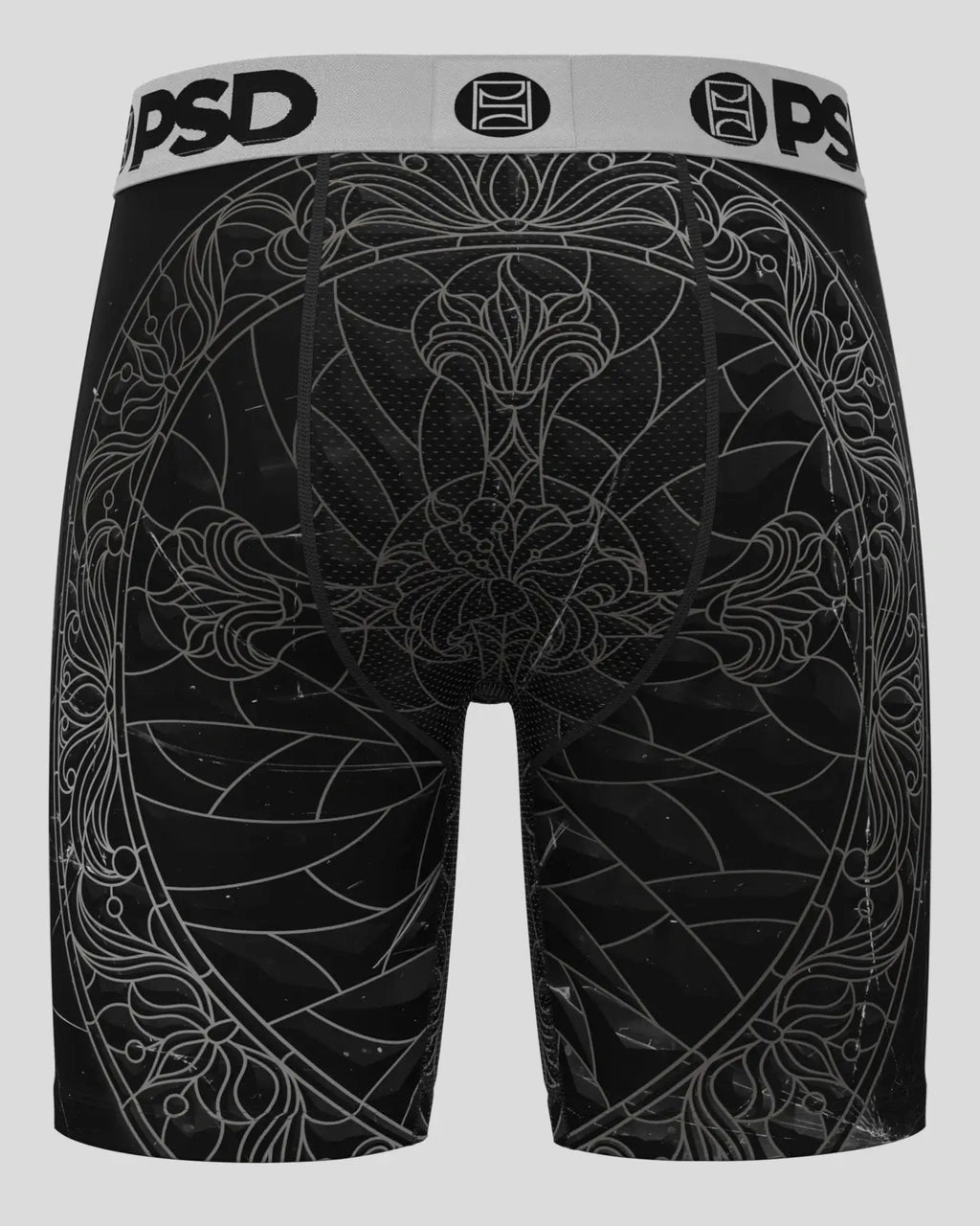Men's Black Path Boxer Brief