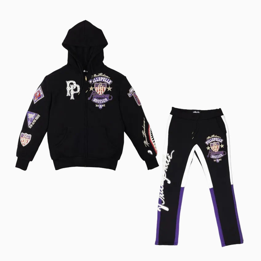 Pelle Pelle Men's Bruiser Hoodie And Jogger Outfit