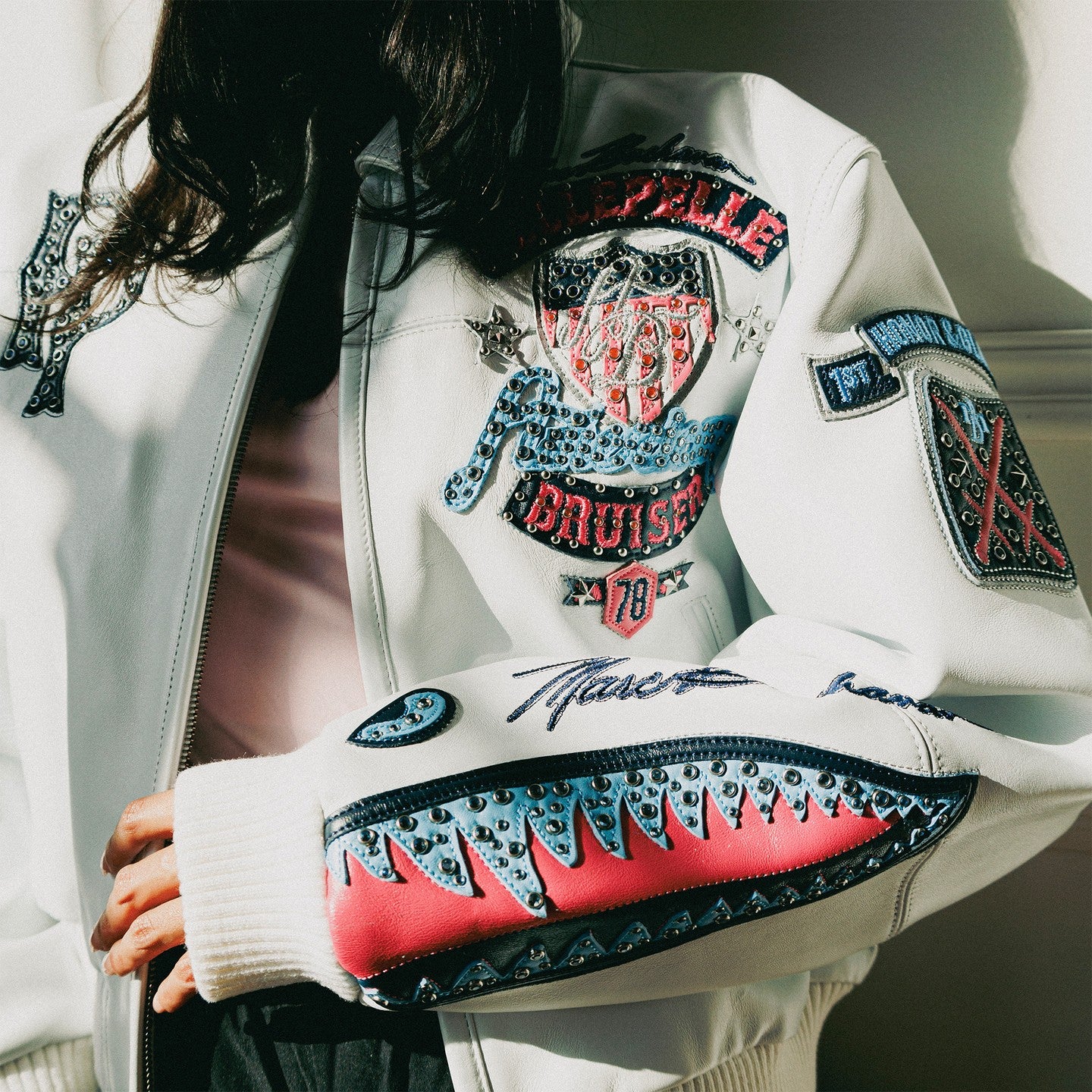 Women's American Bruiser Leather Jacket