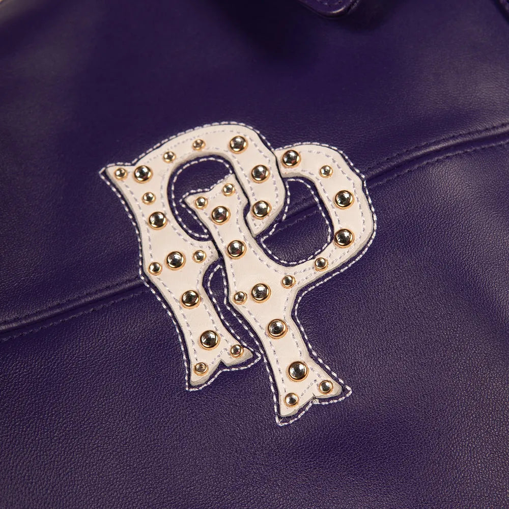Women's American Bruiser Crop Leather Jacket